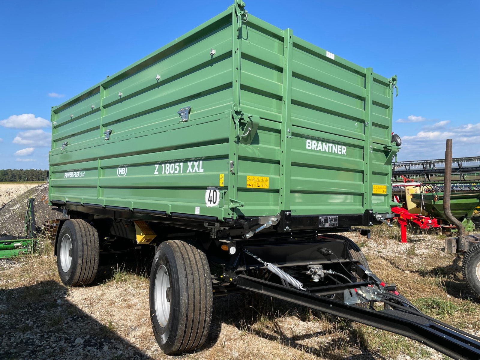 Kipper типа Brantner Z 18051 XXL, Neumaschine в Burglengenfeld (Фотография 1)