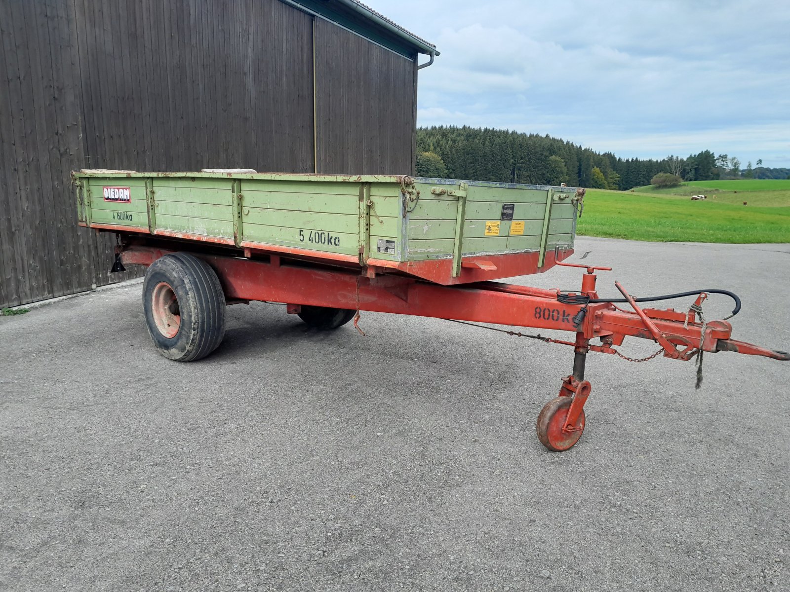 Kipper typu Diedam Einachskipper EDK 5400, Gebrauchtmaschine w Eggenthal (Zdjęcie 2)