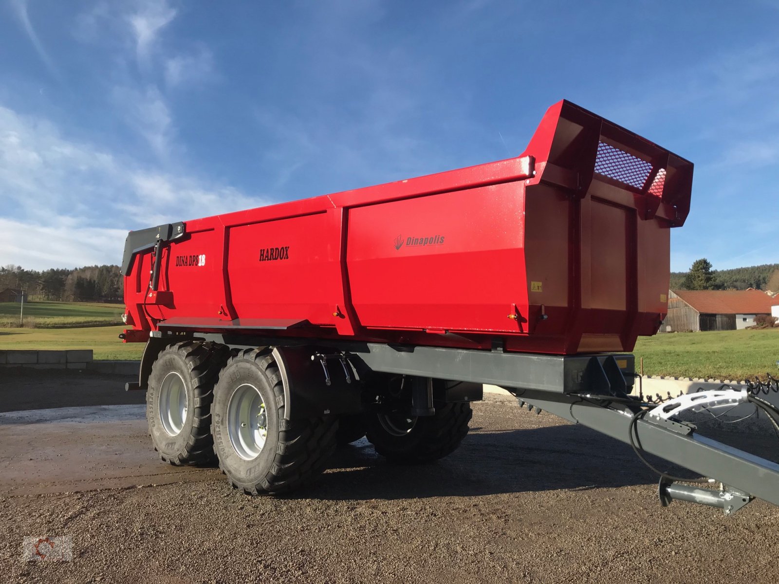 Kipper van het type Dinapolis Bauschuttmulde Hardox 15,5m³ Muldenkipper, Neumaschine in Tiefenbach (Foto 1)