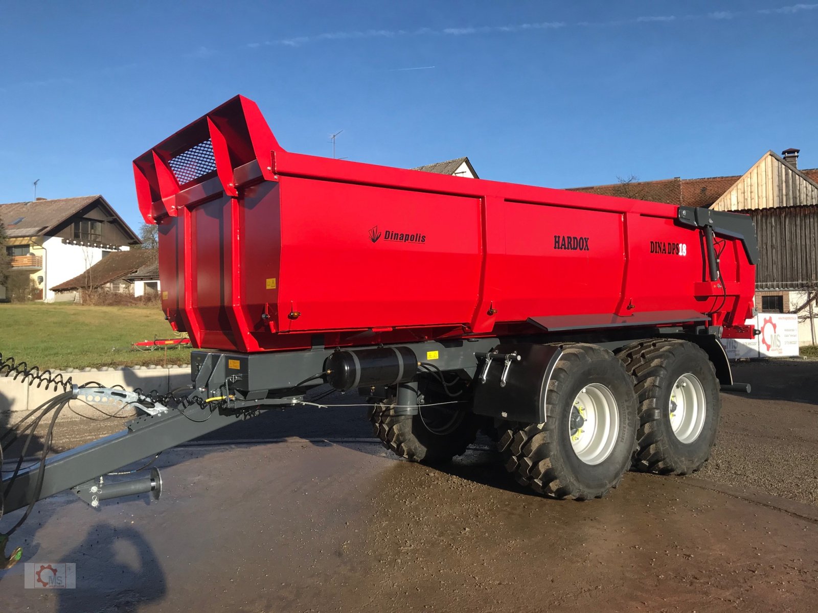 Kipper van het type Dinapolis Bauschuttmulde Hardox 15,5m³ Muldenkipper, Neumaschine in Tiefenbach (Foto 18)