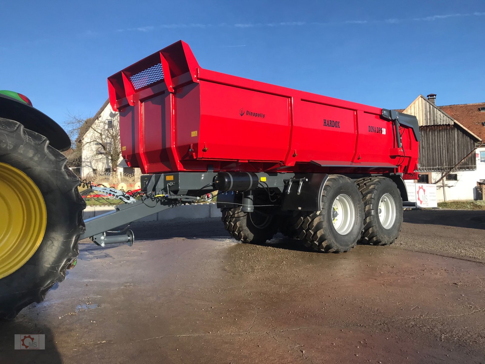 Kipper van het type Dinapolis Bauschuttmulde Hardox 15,5m³ Muldenkipper, Neumaschine in Tiefenbach (Foto 19)