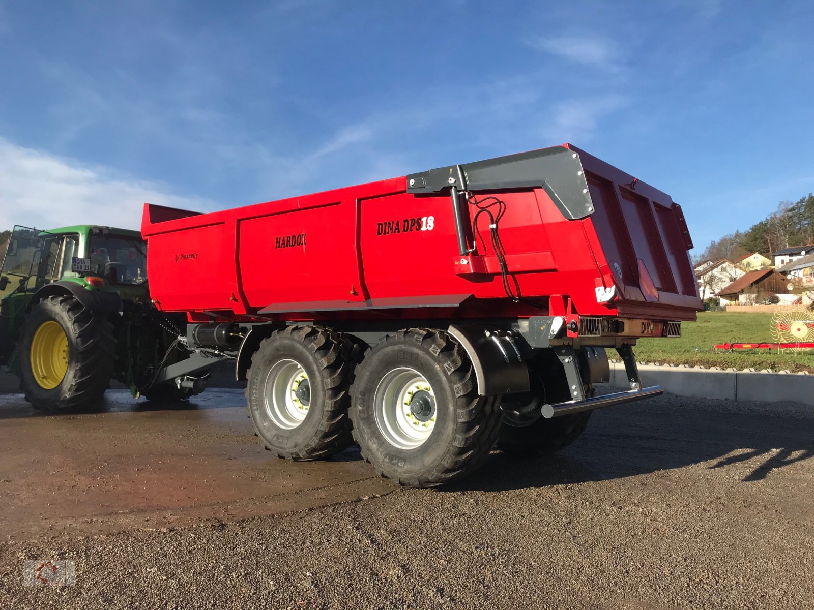 Kipper van het type Dinapolis Bauschuttmulde Hardox 15,5m³ Muldenkipper, Neumaschine in Tiefenbach (Foto 20)