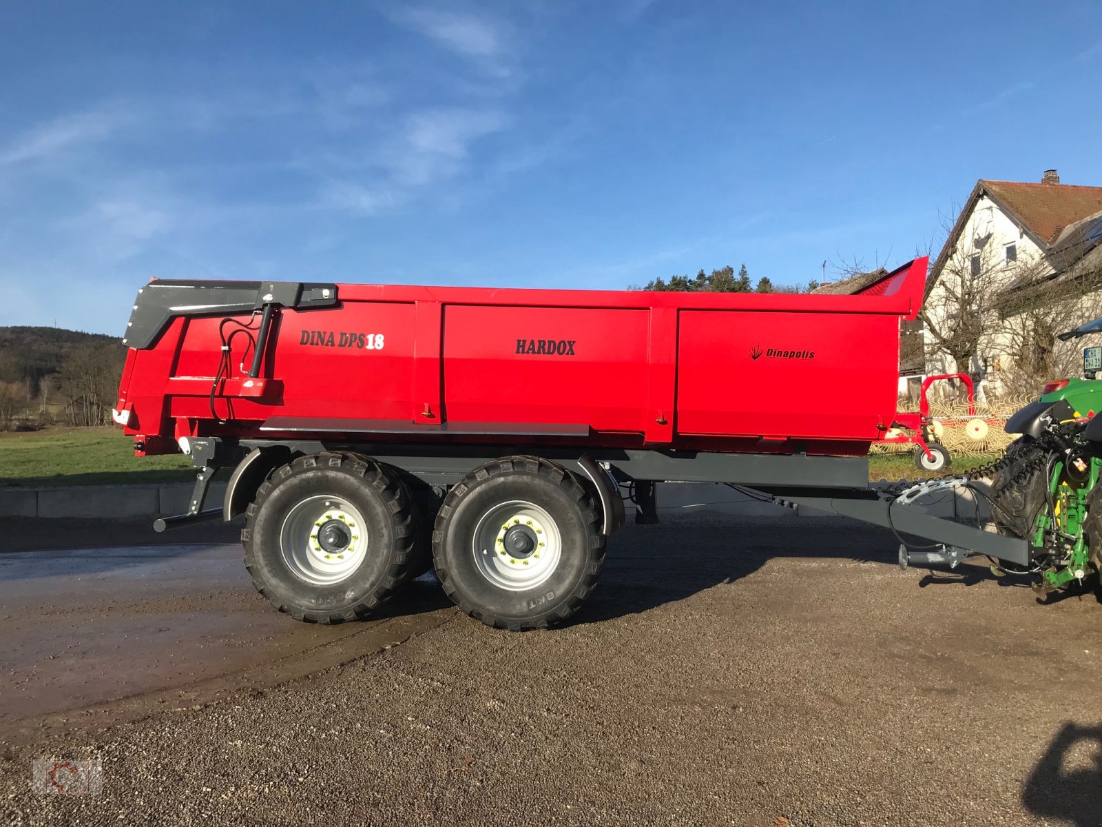 Kipper van het type Dinapolis Bauschuttmulde Hardox 15,5m³ Muldenkipper, Neumaschine in Tiefenbach (Foto 23)