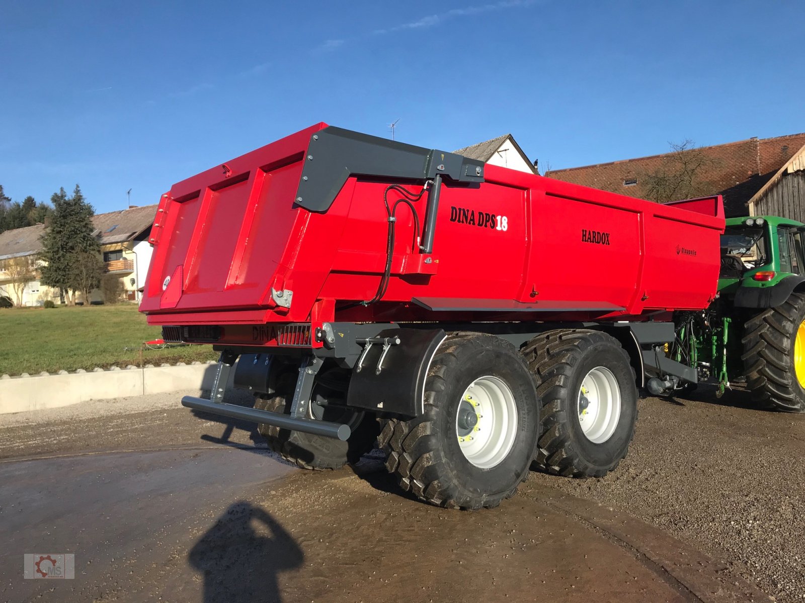 Kipper van het type Dinapolis Bauschuttmulde Hardox 15,5m³ Muldenkipper, Neumaschine in Tiefenbach (Foto 24)