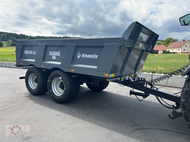 Kipper van het type Dinapolis DPS-14 Bauschuttmulde Muldenkipper Schotterklappe, Neumaschine in Tiefenbach