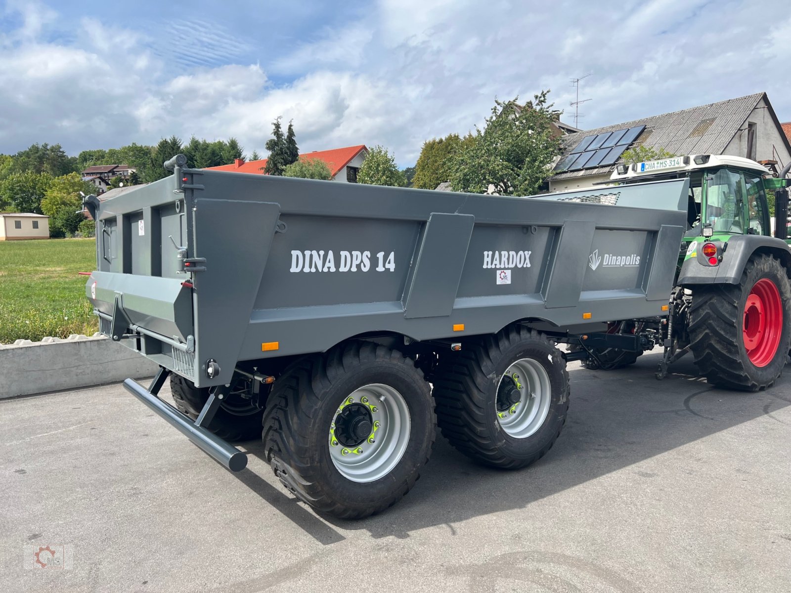 Kipper of the type Dinapolis DPS-14 Bauschuttmulde Muldenkipper Schotterklappe, Neumaschine in Tiefenbach (Picture 12)