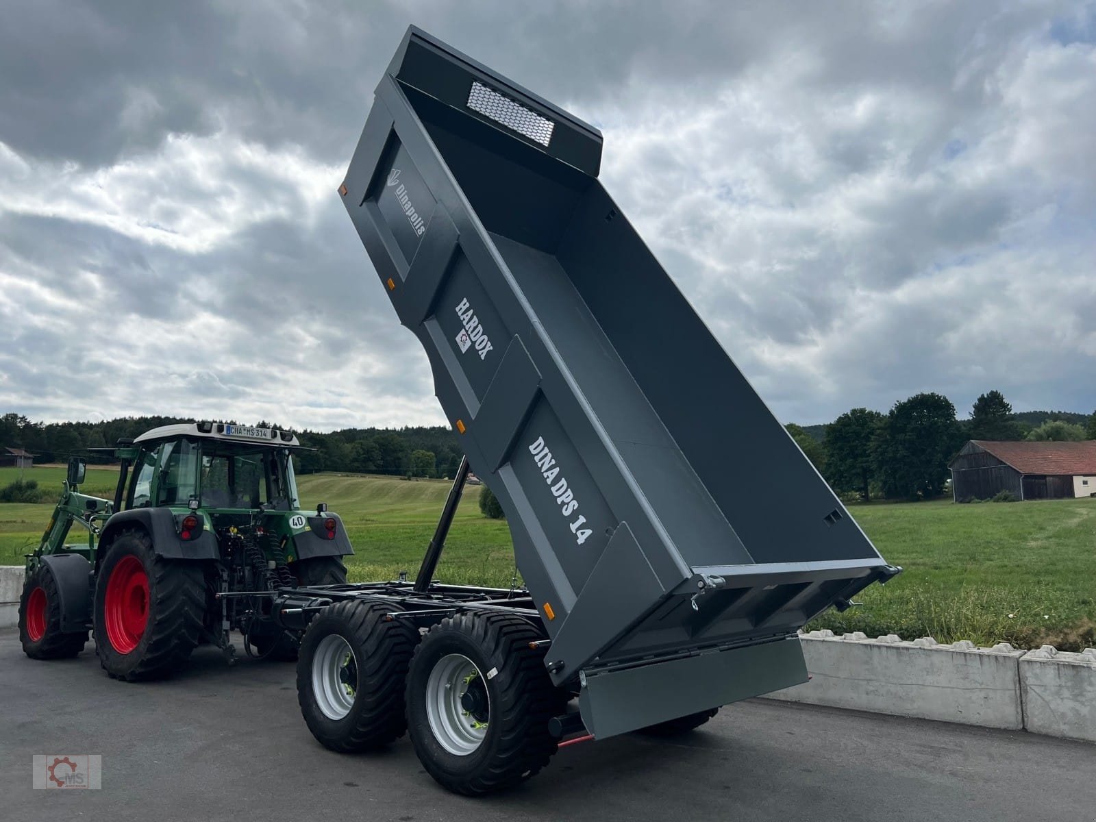 Kipper of the type Dinapolis DPS-14 Bauschuttmulde Muldenkipper Schotterklappe, Neumaschine in Tiefenbach (Picture 16)