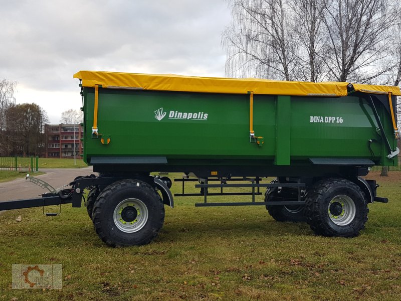 Kipper tip Dinapolis Muldenkipper 2-Achs Drehschemel Druckluft, Neumaschine in Tiefenbach (Poză 1)