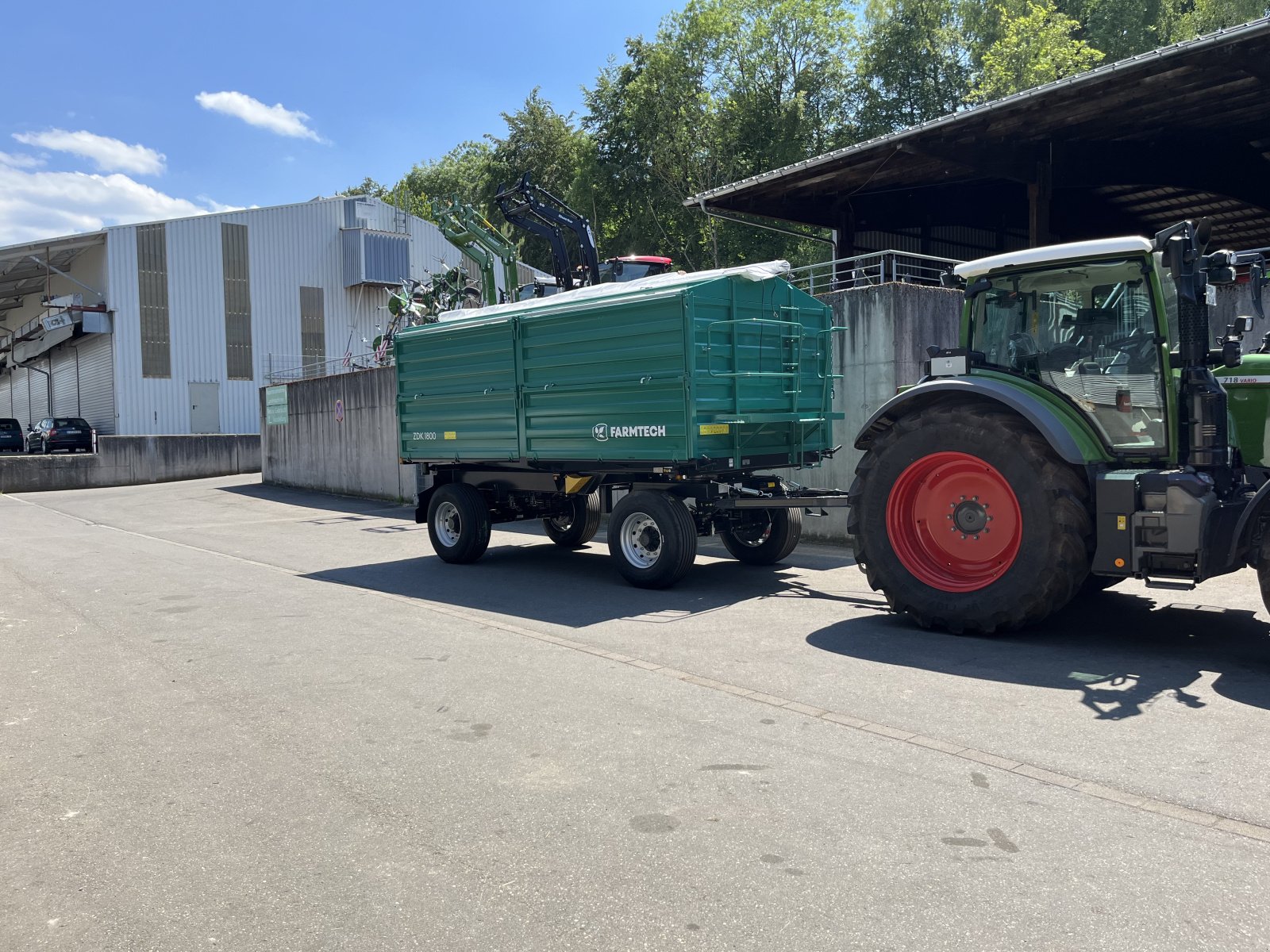 Kipper van het type Farmtech ZDK 1800, Neumaschine in Donaueschingen (Foto 1)