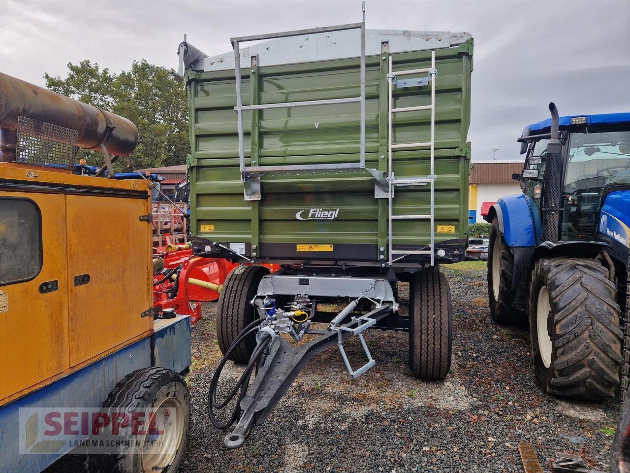 Kipper van het type Fliegl DK 180 XL FOX + Kartoffelrutsche, Neumaschine in Groß-Umstadt (Foto 2)