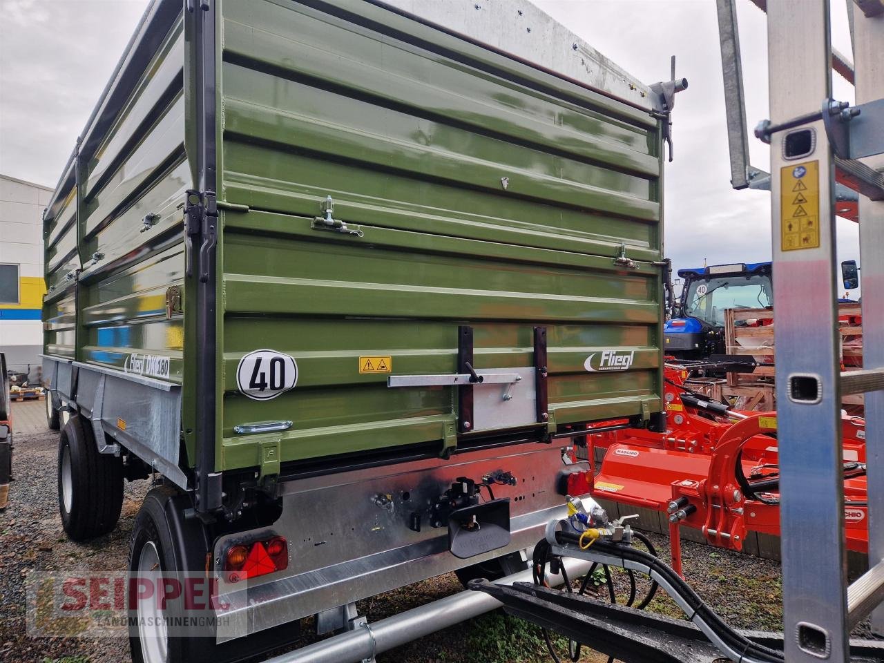 Kipper Türe ait Fliegl DK 180 XL FOX + Kartoffelrutsche, Neumaschine içinde Groß-Umstadt (resim 4)