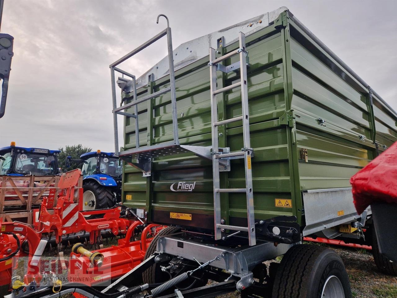 Kipper van het type Fliegl DK 180 XL FOX + Kartoffelrutsche, Neumaschine in Groß-Umstadt (Foto 5)