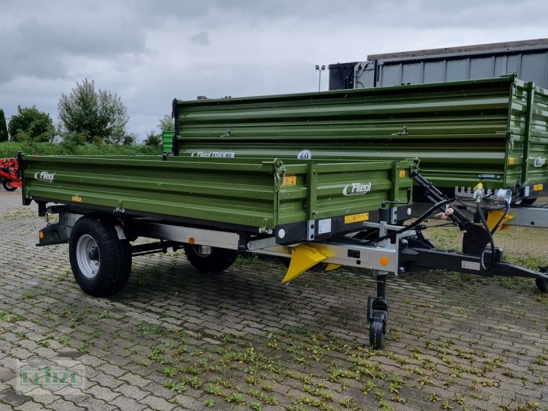 Kipper del tipo Fliegl EDK 50, Neumaschine In Bruckmühl