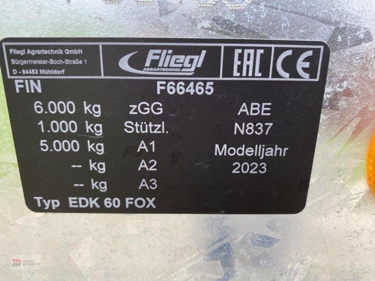 Kipper του τύπου Fliegl EDK 60 FOX, Neumaschine σε Oyten (Φωτογραφία 5)