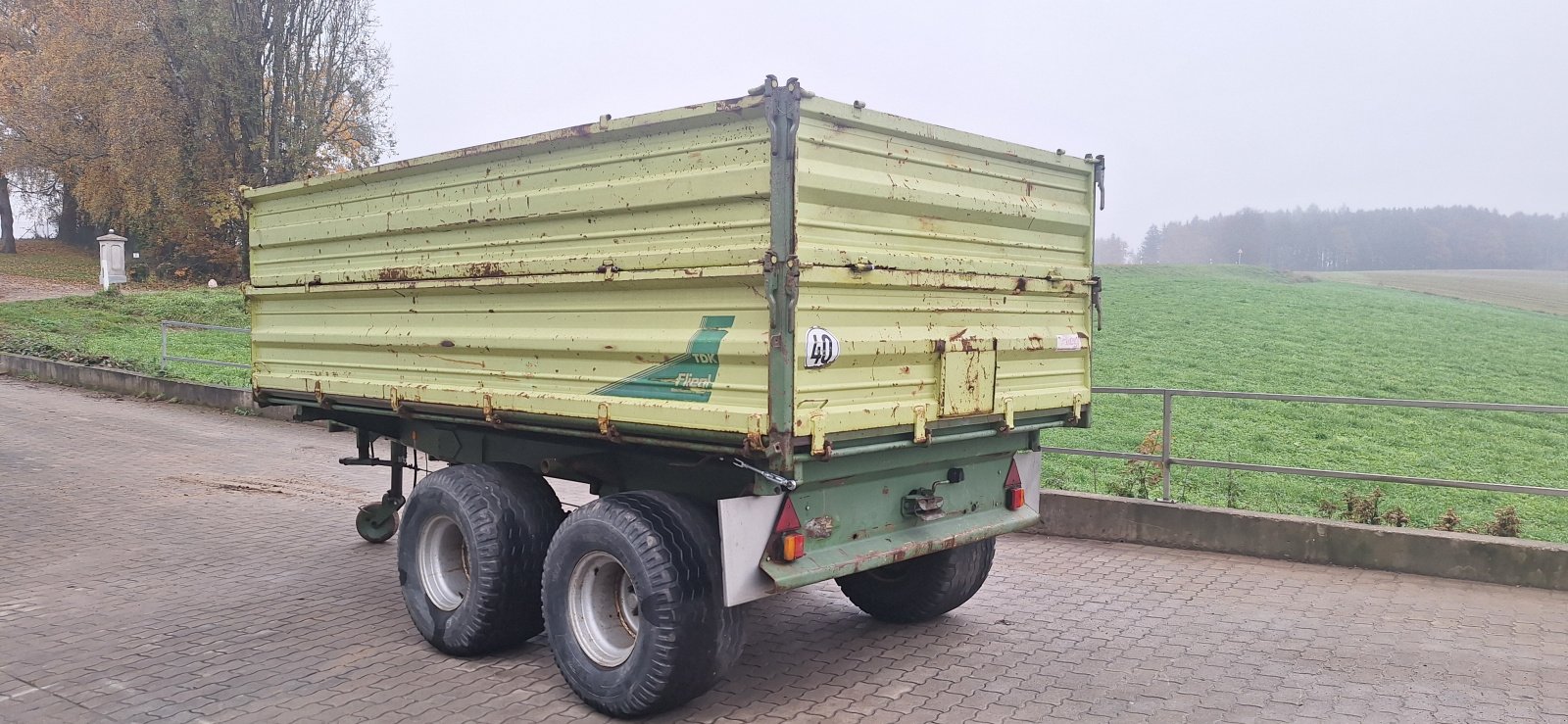 Kipper van het type Fliegl TDK 130, Gebrauchtmaschine in Wurmsham (Foto 4)