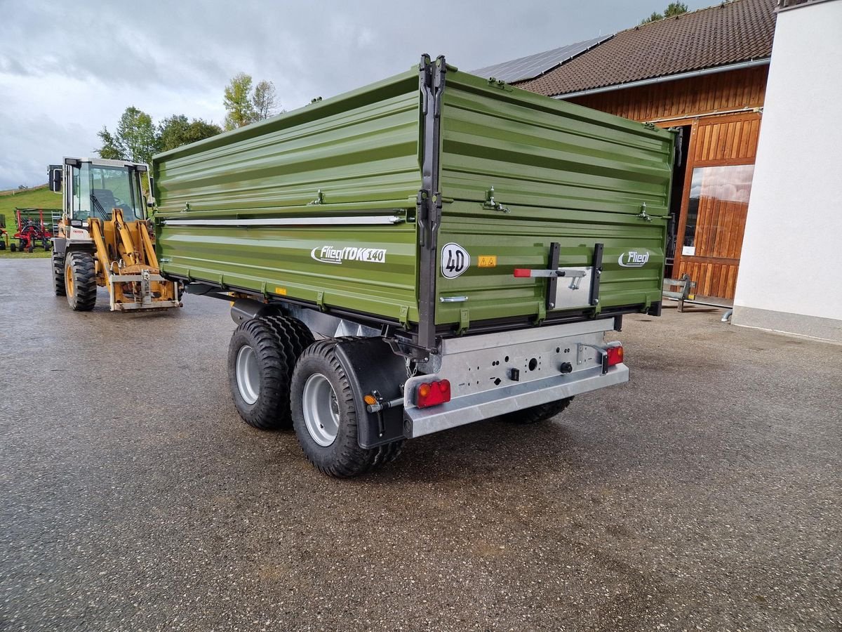 Kipper van het type Fliegl TDK 140 VR, Gebrauchtmaschine in Grünbach (Foto 5)