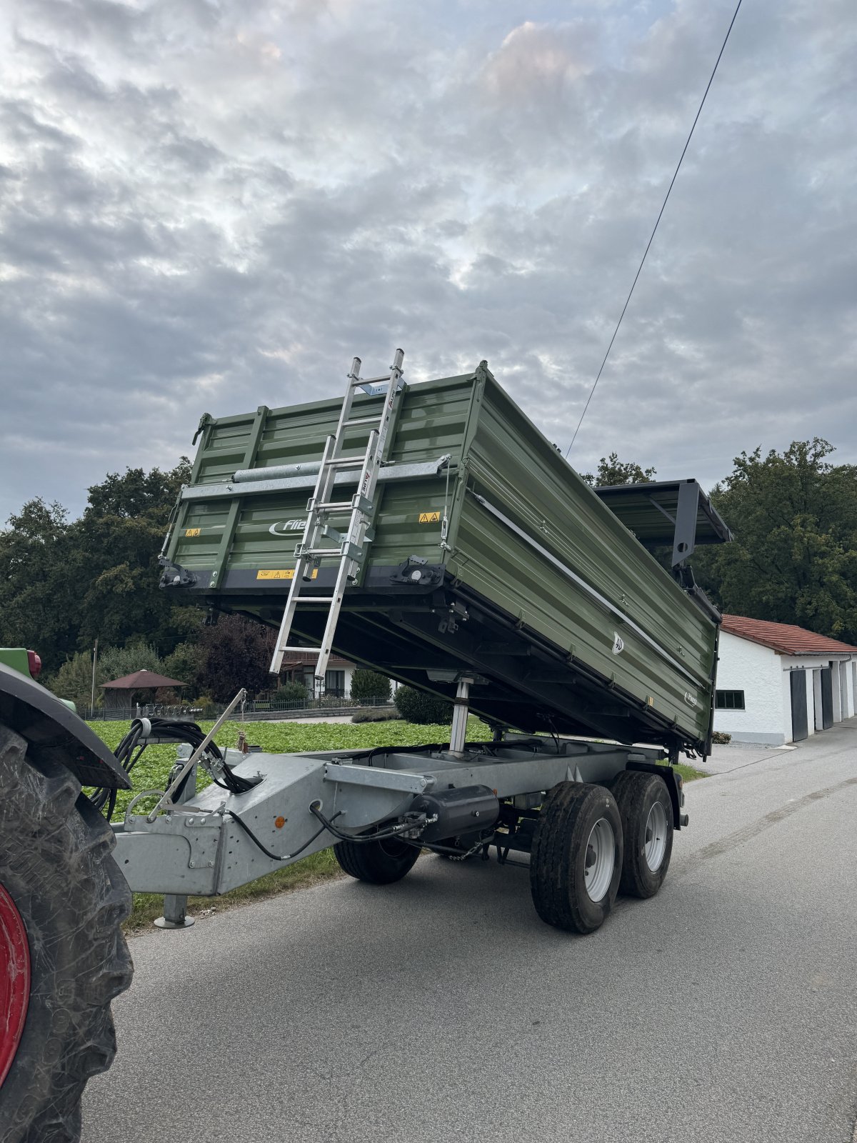 Kipper des Typs Fliegl TDK 160, Gebrauchtmaschine in Vilshofen (Bild 3)