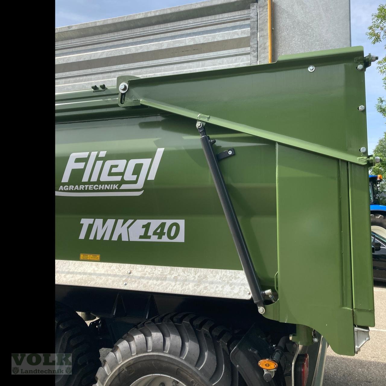 Kipper del tipo Fliegl TMK 140 FOX, Neumaschine en Friedberg-Derching (Imagen 5)