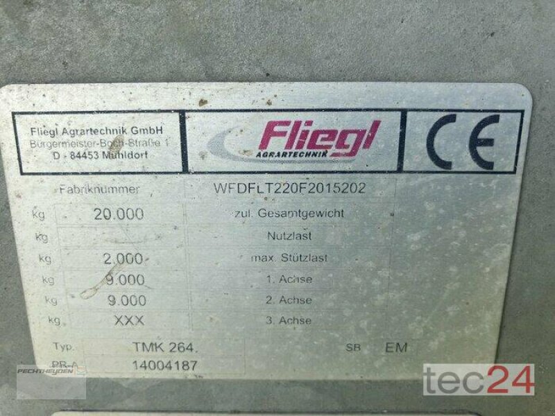 Kipper del tipo Fliegl TMK 264, Gebrauchtmaschine en Rees (Imagen 7)