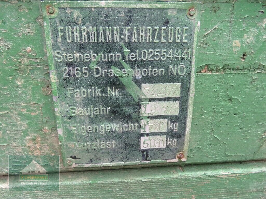 Kipper of the type Fuhrmann 2 Achs 2 Seitenkipper, Gebrauchtmaschine in Hofkirchen (Picture 12)