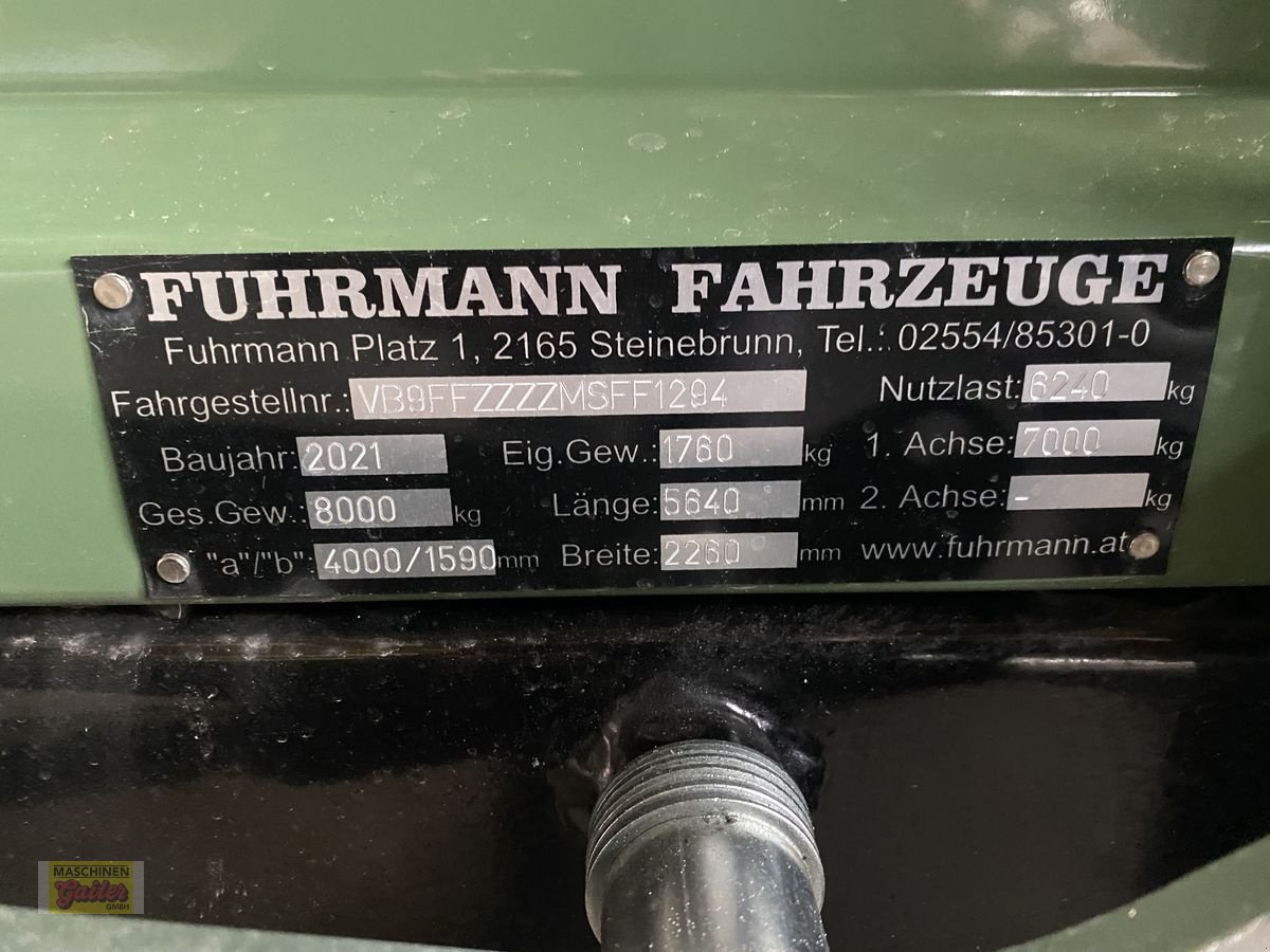 Kipper typu Fuhrmann Einachs- 3-Seiten-Kipper 8 To PROFI, Neumaschine w Kötschach (Zdjęcie 9)