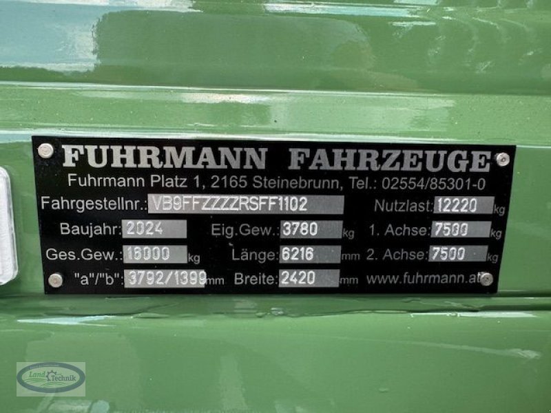 Kipper a típus Fuhrmann FF 16.000, Neumaschine ekkor: Münzkirchen (Kép 12)