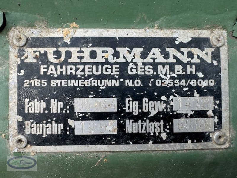 Kipper typu Fuhrmann FF 6.500, Gebrauchtmaschine w Münzkirchen (Zdjęcie 7)