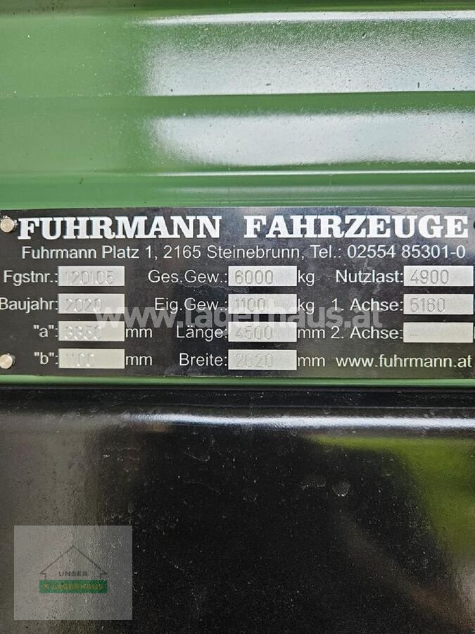 Kipper typu Fuhrmann FF 6600, Gebrauchtmaschine w Schlitters (Zdjęcie 5)