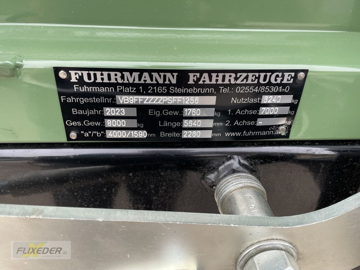 Kipper del tipo Fuhrmann FF 8.000, Neumaschine In Pattigham (Immagine 9)