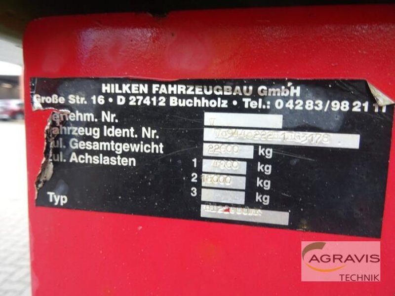 Kipper del tipo Hilken 22 TO., Gebrauchtmaschine en Uelzen (Imagen 9)