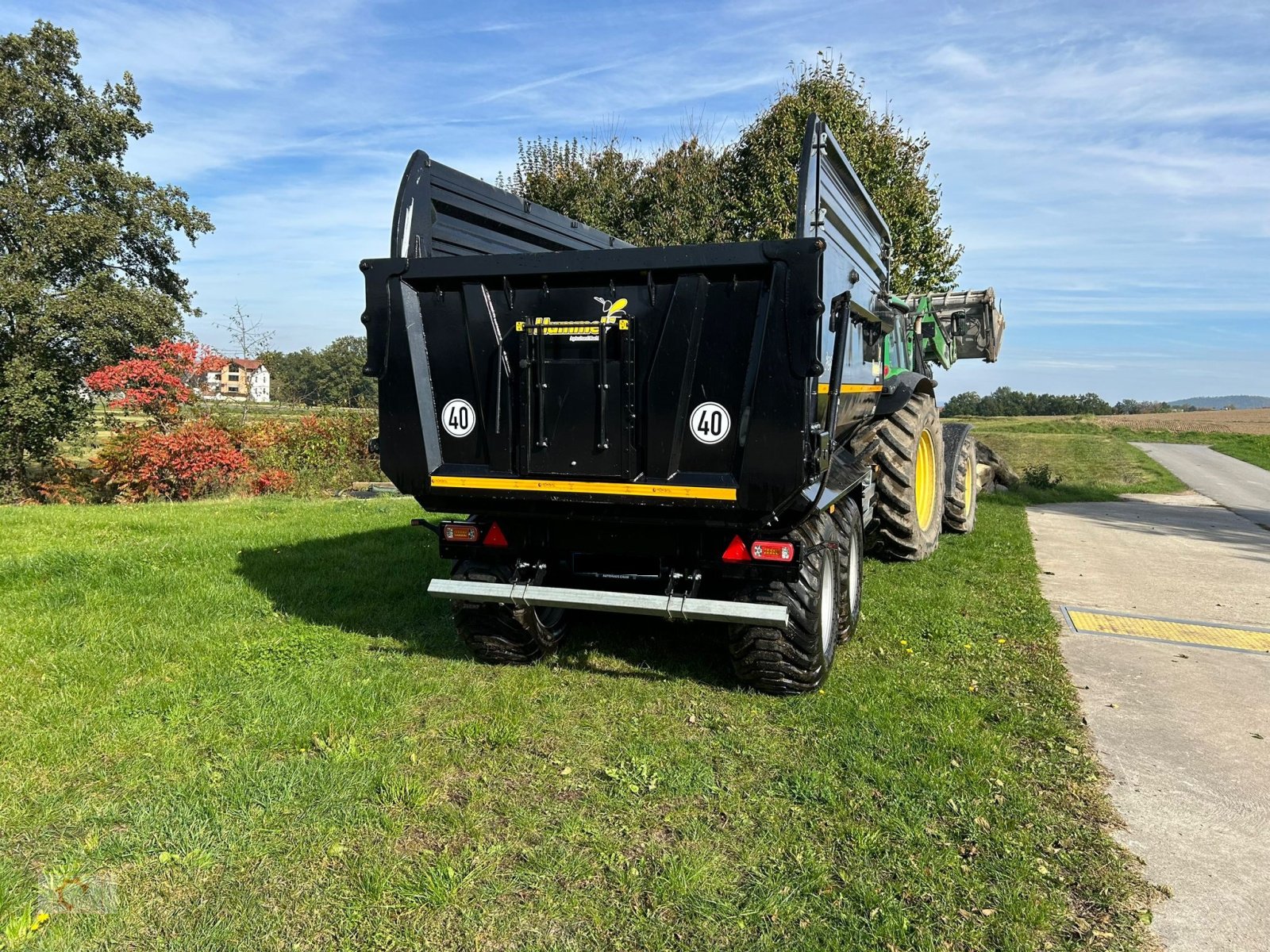 Kipper van het type Hummel 15to Muldenkipper Druckluft 550/45-22,5, Gebrauchtmaschine in Tiefenbach (Foto 2)