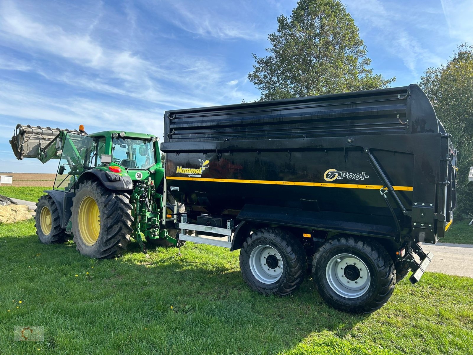 Kipper van het type Hummel 15to Muldenkipper Druckluft 550/45-22,5, Gebrauchtmaschine in Tiefenbach (Foto 4)