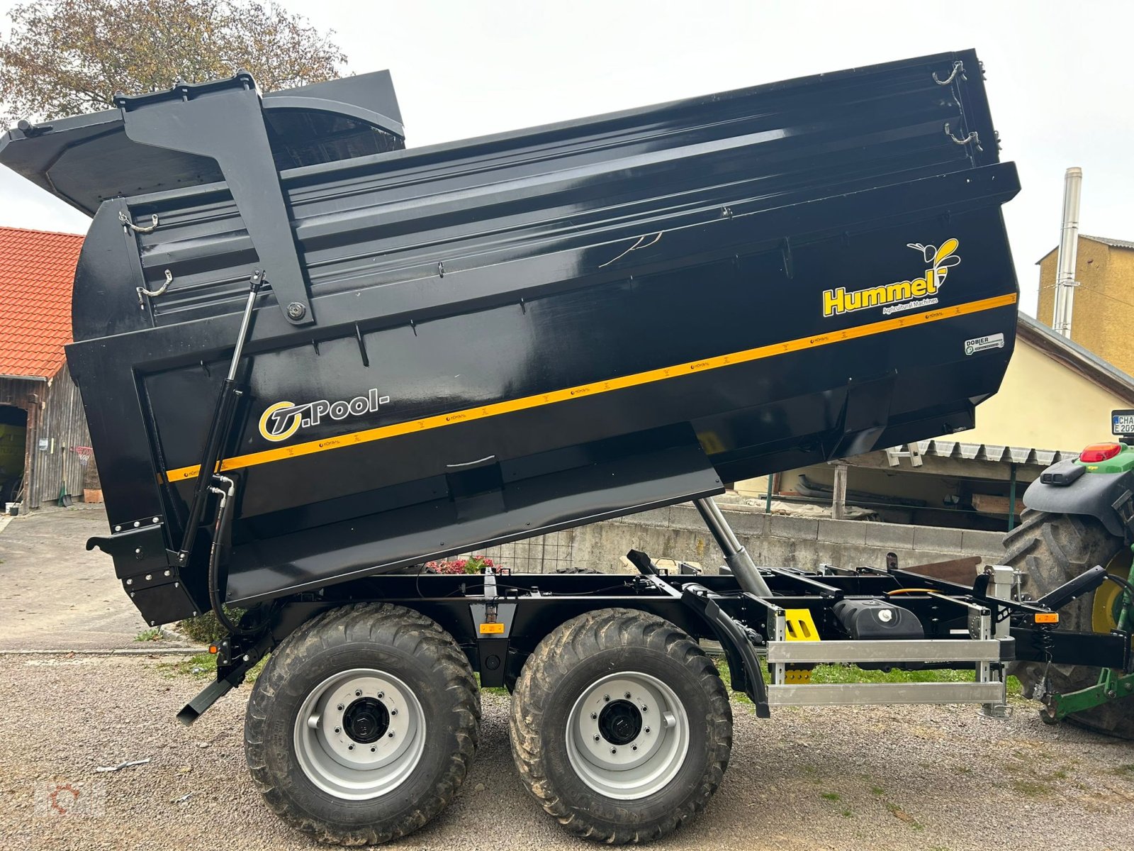 Kipper van het type Hummel 15to Muldenkipper Druckluft 550/45-22,5, Gebrauchtmaschine in Tiefenbach (Foto 9)