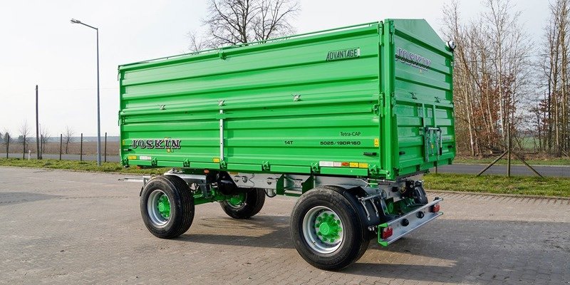 Kipper van het type Joskin Joskin Tetra-CAP – Benne basculante à trois côtés  Modèle 5025/19DR160, Neumaschine in Regensdorf (Foto 7)