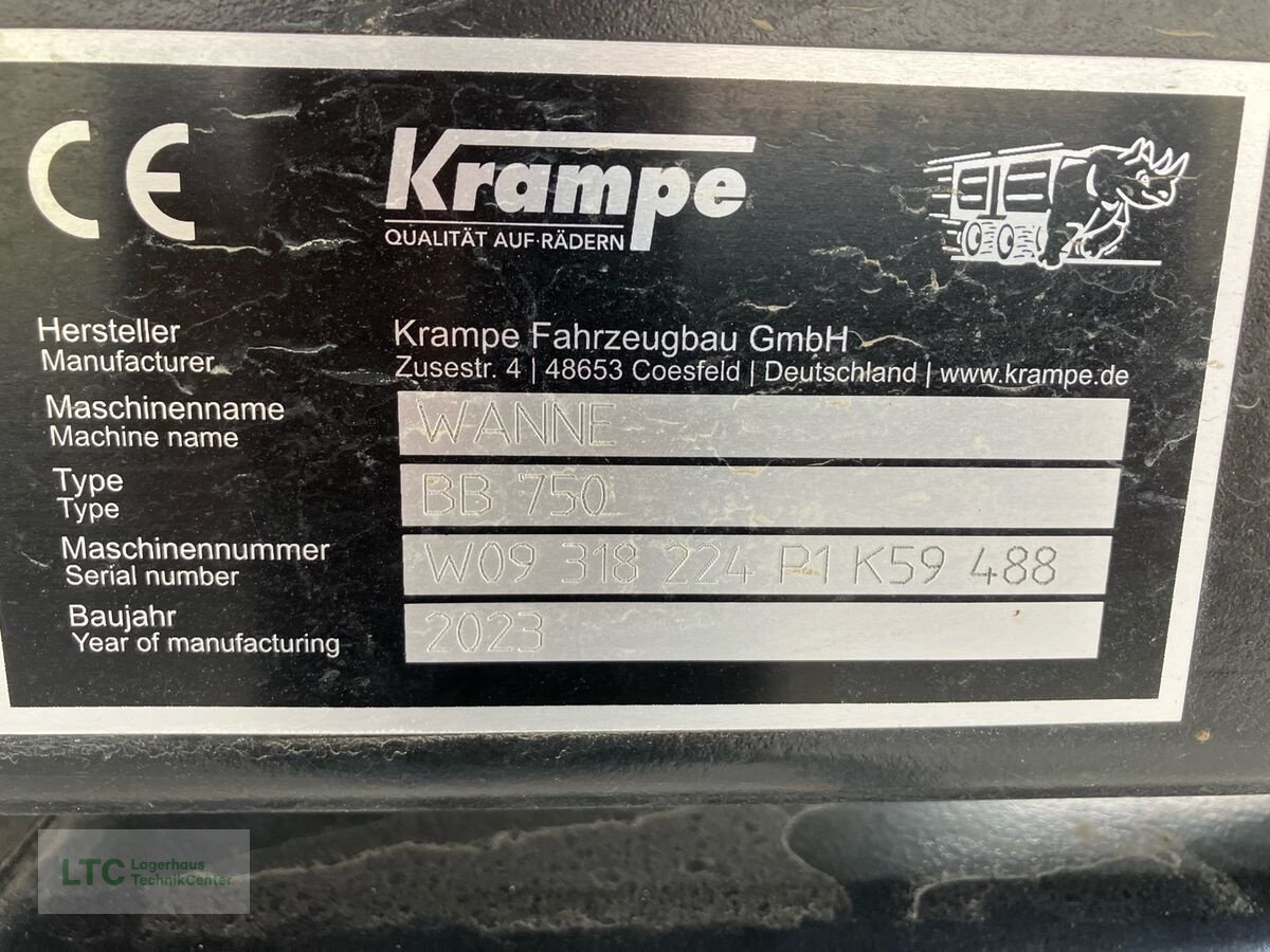 Kipper typu Krampe BigBody 750, Vorführmaschine w Korneuburg (Zdjęcie 14)