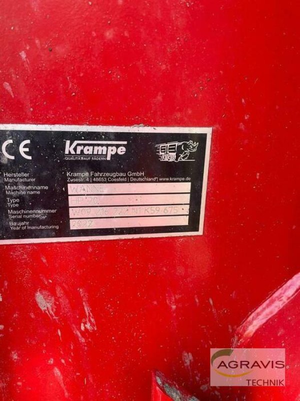 Kipper del tipo Krampe HP 20 CARRIER, Gebrauchtmaschine en Meschede-Remblinghausen (Imagen 14)