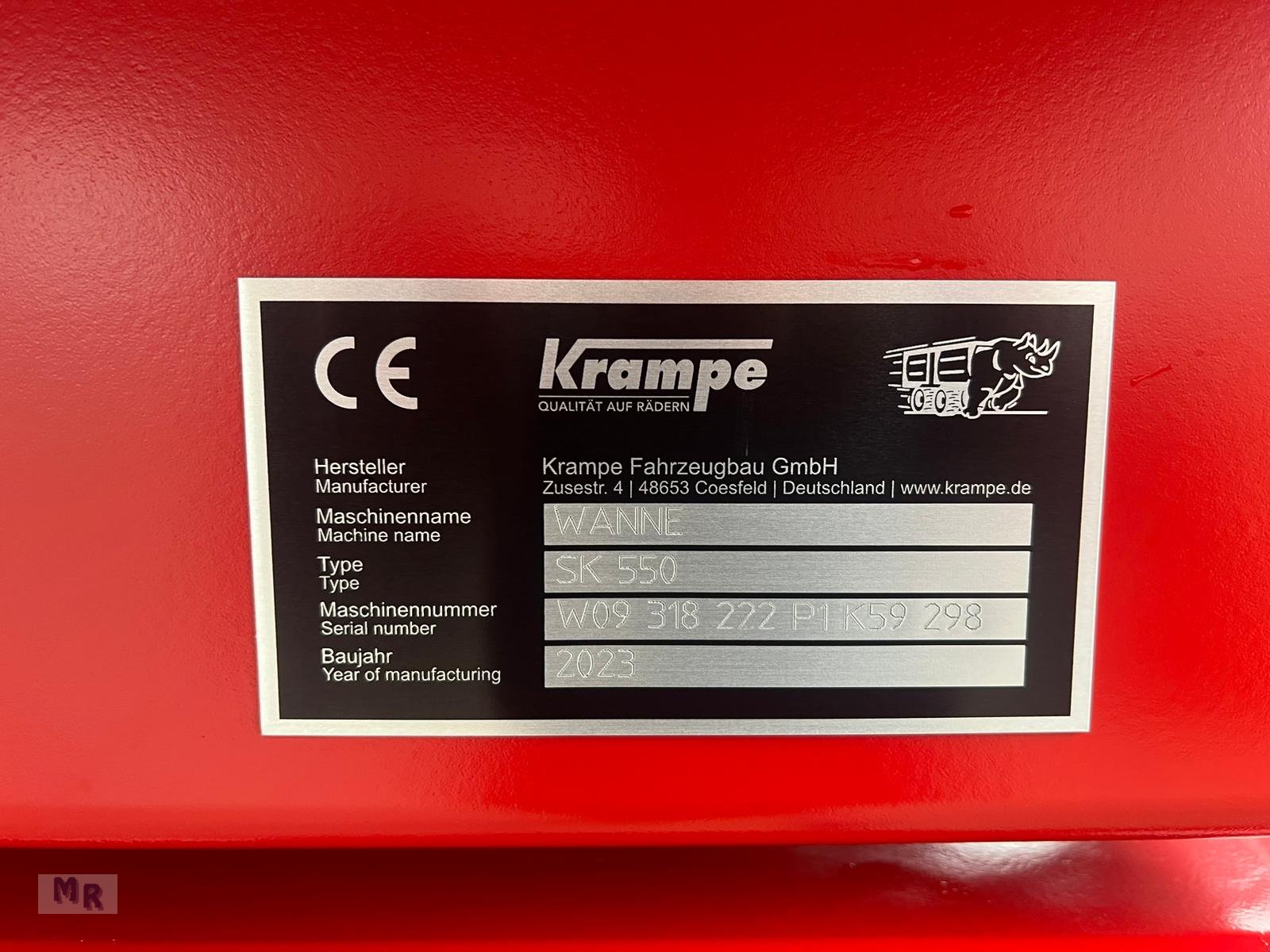 Kipper tip Krampe SK550 Hardox mit Getreideaufsatz, Gebrauchtmaschine in Greven (Poză 22)