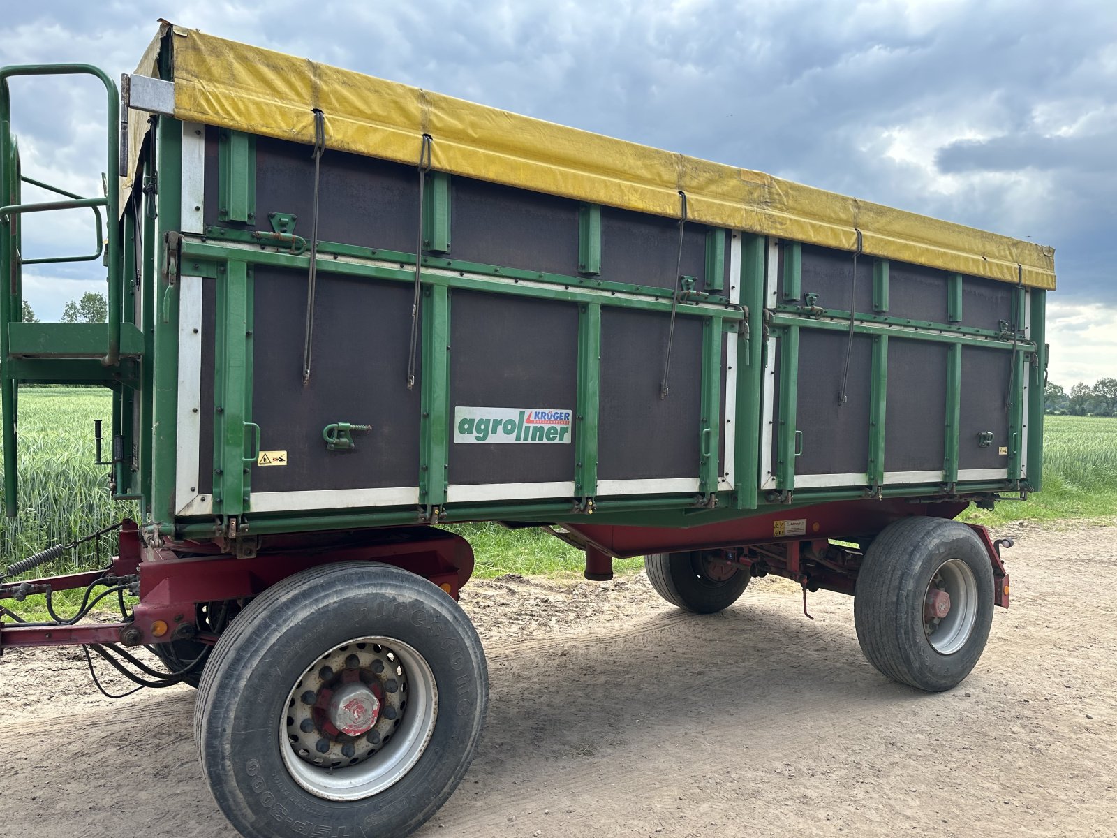 Kipper типа Kröger Agroliner HKD 302, Gebrauchtmaschine в Schweringen (Фотография 12)