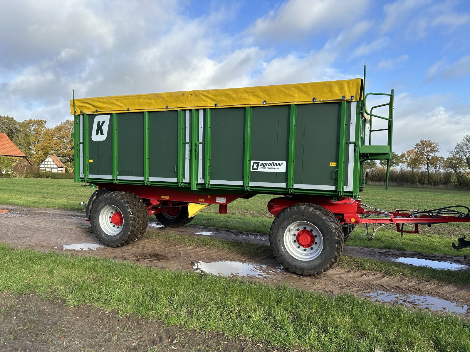 Kipper van het type Kröger Agroliner HKD 302, Gebrauchtmaschine in Schweringen (Foto 2)