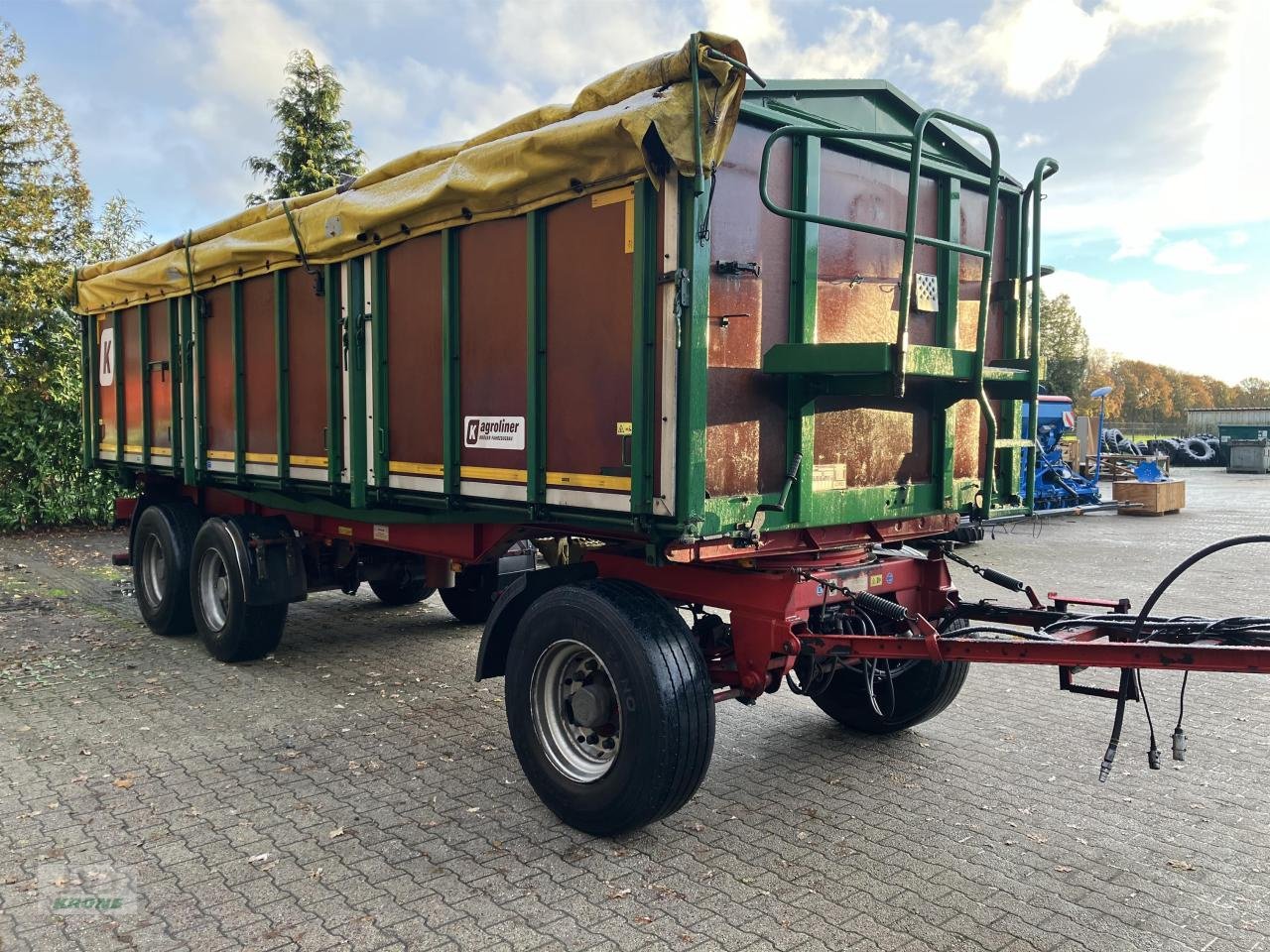 Kipper van het type Kröger HKD 402, Gebrauchtmaschine in Spelle (Foto 2)