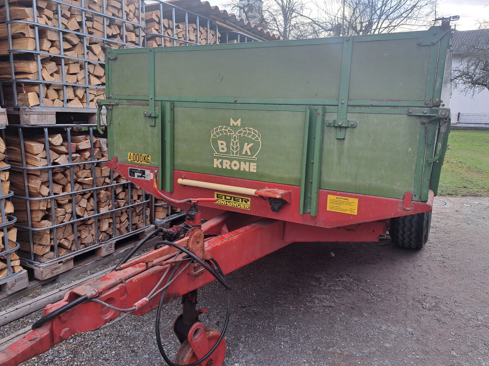 Kipper typu Krone EDK 4, Gebrauchtmaschine w Rohrdorf (Zdjęcie 2)