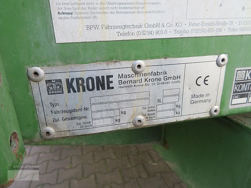 Kipper typu Krone EDKT 220-S/K, Gebrauchtmaschine w Meppen (Zdjęcie 16)