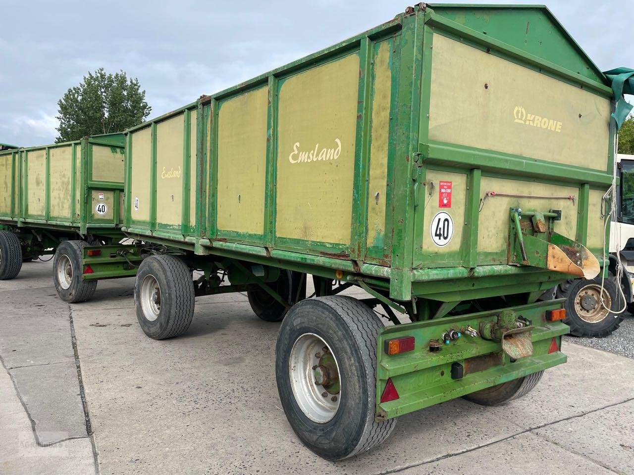 Kipper van het type Krone Emsland DK225 S, Gebrauchtmaschine in Prenzlau (Foto 8)