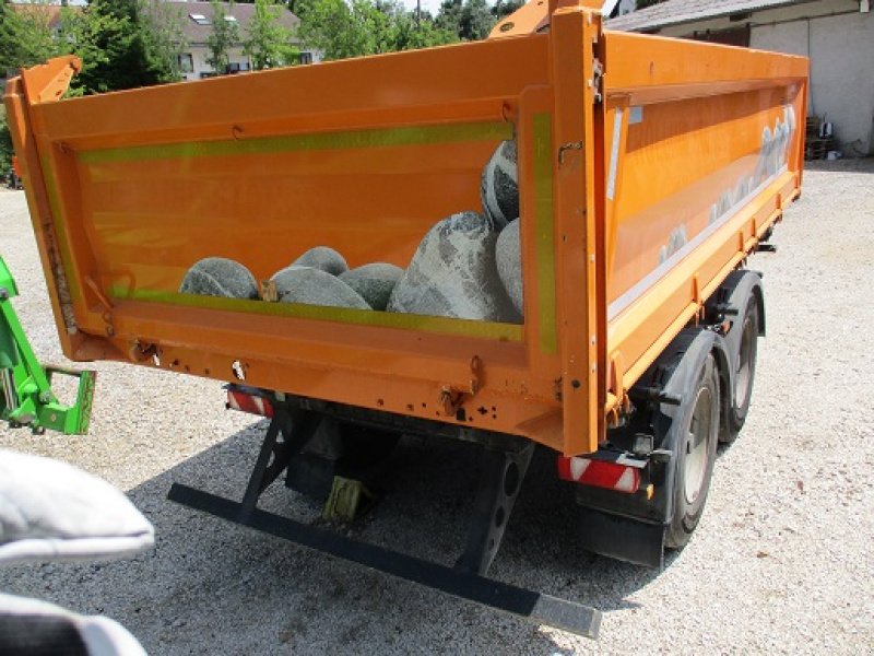 Kipper del tipo Meiller 18 t Meiller Tandem Öl 3 Seiten mit Meiller-Bordmatik, 1 m Stahlaufbau, Gebrauchtmaschine en Rain-Gempfing (Imagen 2)