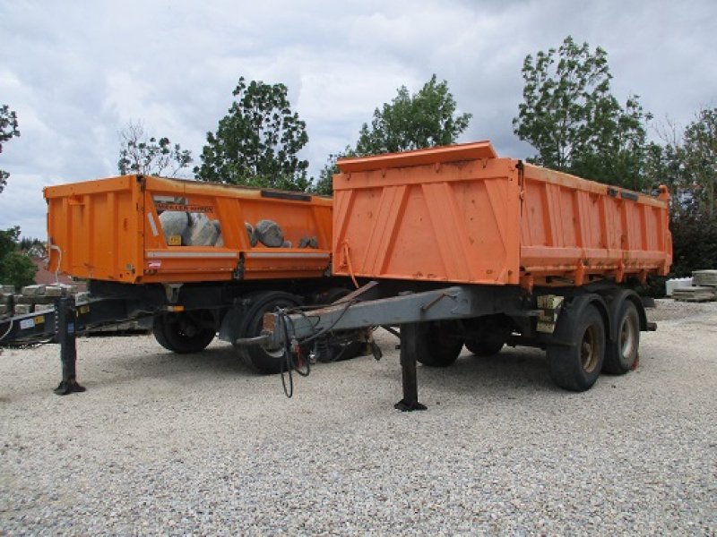 Kipper a típus Meiller 18 t Tandem Öl 3 Seiten mit Meiller-Bordmatik, 1 m Stahlaufbau, Gebrauchtmaschine ekkor: Rain-Gempfing (Kép 1)