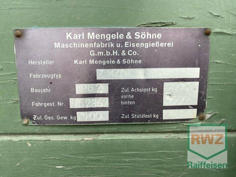 Kipper van het type Mengele MZDK 1, Gebrauchtmaschine in Kruft (Foto 5)