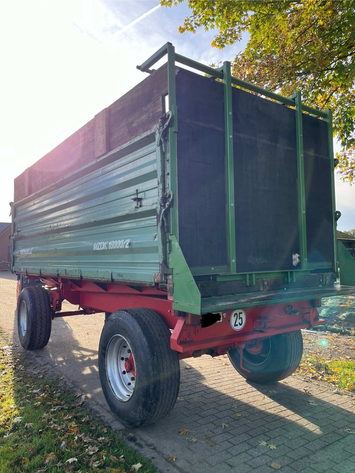 Kipper van het type Mengele MZDK 16000/2, Gebrauchtmaschine in Tecklenburg (Foto 7)