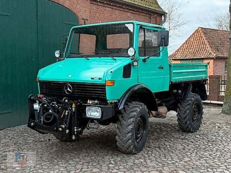 Kipper del tipo Mercedes-Benz U1000 Agrar Heckkraftheber Kipper Zapfwelle U424 TÜV, Gebrauchtmaschine In Fitzen (Immagine 1)