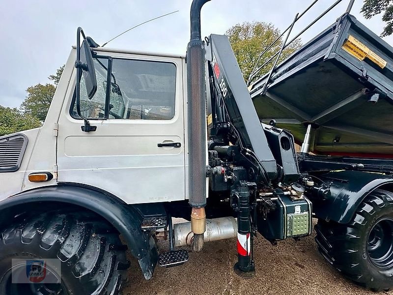 Kipper van het type Mercedes-Benz U1450 427 HIAB 100 Kran Kipper 425/75R20 TÜV, Gebrauchtmaschine in Fitzen (Foto 16)