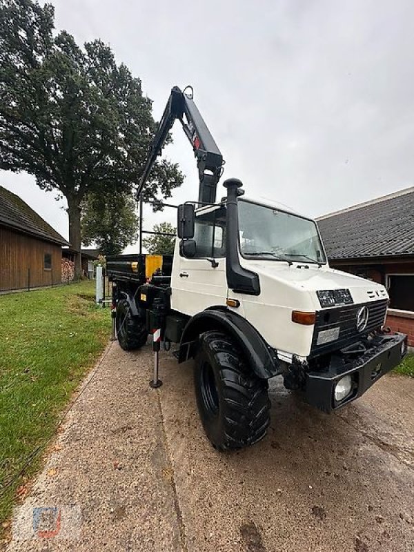 Kipper van het type Mercedes-Benz U1450 427 HIAB 100 Kran Kipper 425/75R20 TÜV, Gebrauchtmaschine in Fitzen (Foto 2)